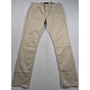 $99 NWT New LUCKY BRAND Men's 30 X 32 Tan 121 Slim Straight Pants Cotton Spandex